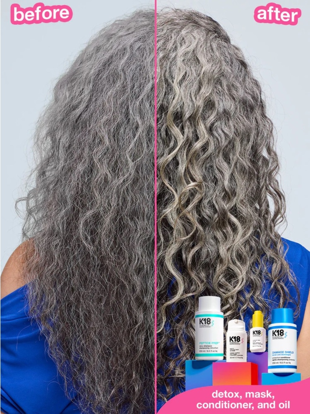K18 Peptide Prep Detox Shampoo + Hair Masque - Picture 2 of 5
